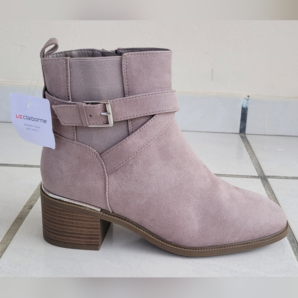 Liz Claiborne Suade Ankle Booties - Picture 2 of 13